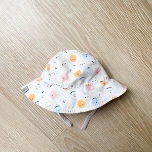 FlapJackKids Reversible Baby Bucket Hat Beach Hat, 0-6m
